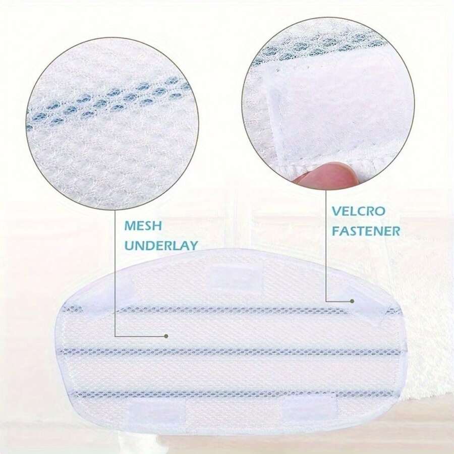 4 Packungen Dampfmopp Bezüge kompatibel mit PurSteam ThermaPro 10In1 und ThermaPro 211