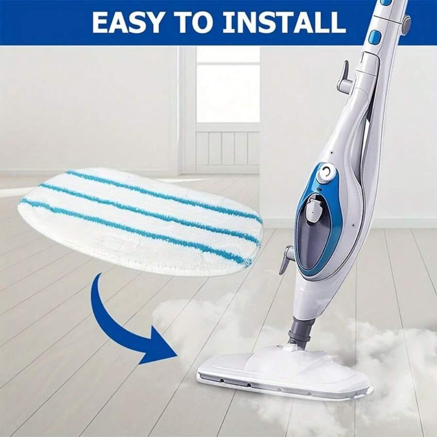 4 Packungen Dampfmopp Bezüge kompatibel mit PurSteam ThermaPro 10In1 und ThermaPro 211