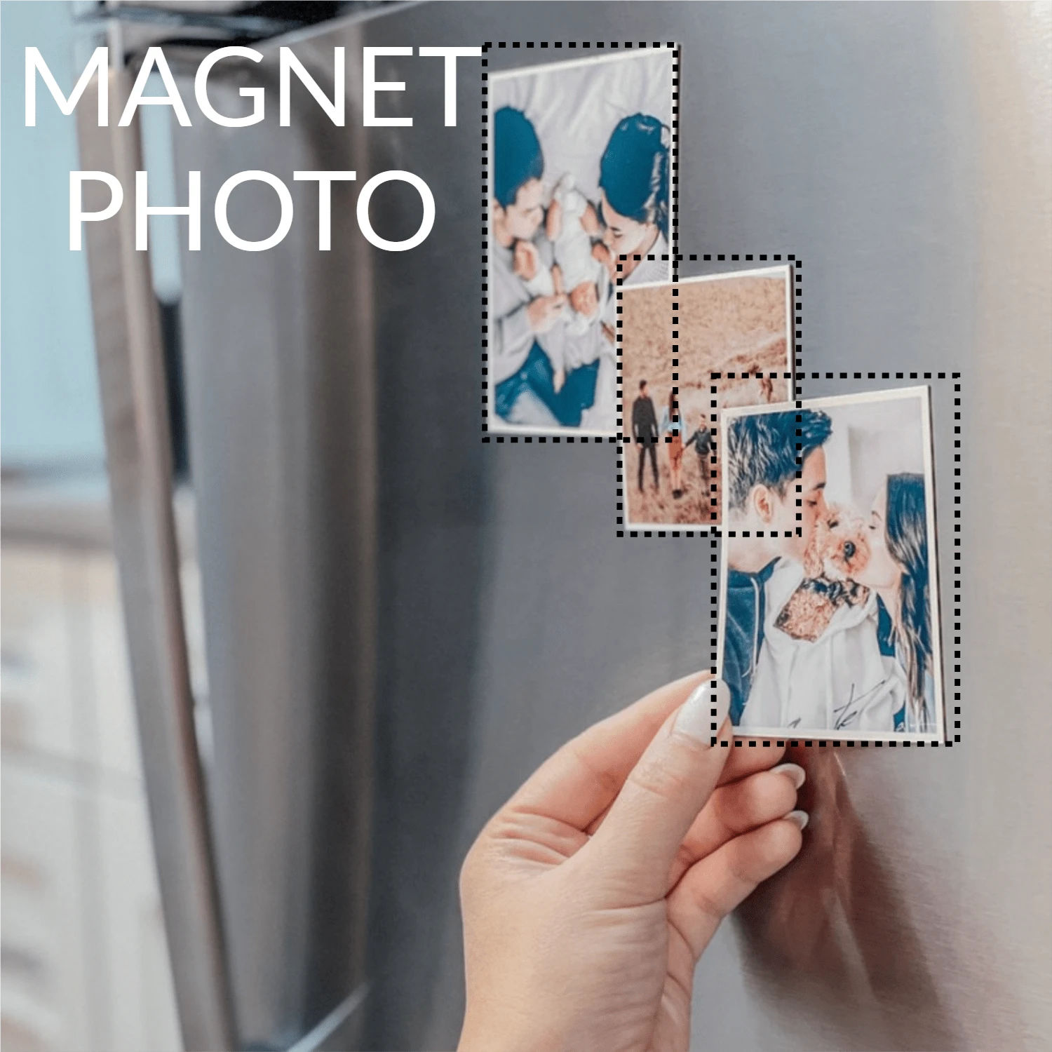 1PC 4x6Inch Fridge Magnets Photo Custom Magnets Photo Print Holiday Gift Picture Personalized Magnets Gifts Photo Printing Gift For Mom Guest Gifts Birthday Graduation