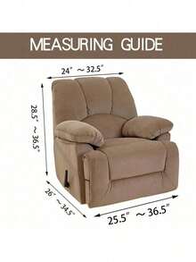 Lazy Boy Recliner Cover Stretch Recliner Slipcover Couch Cover Chair Cover - Xám - Xem 7