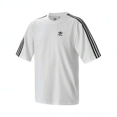 Adidas Originals Camiseta de Malha Decote Redondo Oversized para Homens TEZ1832