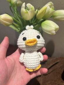 手工钩编的鸭形玩具，毛绒动物玩具，适合送给家人和朋友的节日礼物，手工玩具，龙虾玩具，钩针玩具毛绒 - 彩色 - 查看 4