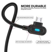 OLAF 90 度 Micro USB 数据线 快速充电 三星 Mi Android MicroUSB USB-C 充电器 - 彩色 - 查看 5