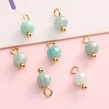 beadia 5/10 件 4 毫米天然石吊坠 - 用于 DIY 珠宝制作项链、手镯、配饰和用品 - 彩色 - 查看 30