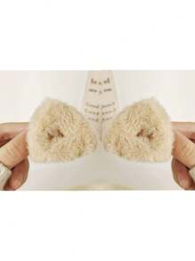 1对可爱毛绒耳朵造型发夹，触感如小熊般柔软~毛茸茸的耳朵，小巧的夹子，刘海，发夹，小羊羔发夹，可爱公主发饰，秋季，旅行，美发工具，女士配饰，发饰，秋季，旅行，女士，发饰，美发工具，美容配饰，礼物，旅行，女士礼物，发饰，女士礼物，圣诞礼物，成人圣诞礼物，成人圣诞礼物，发饰，女士配饰，圣诞礼物，成人发饰，女士礼物创意，美容圣诞礼物，女士礼物