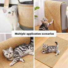 Sisal Cat Scratching Pad, Durable Scratch Board Mat For Cats, Claw Grinding Furniture Protector For Indoor Use