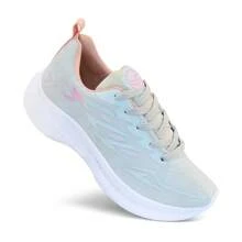 Kit 2 Women's Tennis Shoes + Sports Watch Gym Running-Training Work Soft Lightweight Comfortable - PTO-粉紅/灰-玫瑰色 - 查看 5