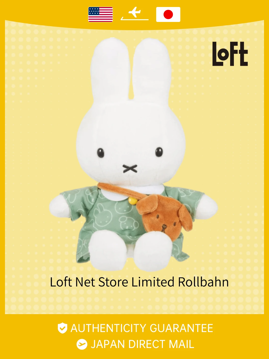 LoFt Miffy And Snuffy Plush Toys - White - View 1