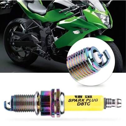 Motorcycle Iridium Spark Plug D8TC For Vertical Engine CG Series 125cc 150cc 200cc 250cc Off-Road Vehicle Motorcycle 250CC Scoot