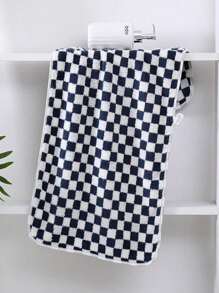 Juego de toallas de baño de franela de terciopelo a cuadros o toalla individual - Toallas extra suaves y muy absorbentes, ideales para spas, natación, envoltorios para el cabello o como mantas para sofá - Cuatro tamaños para adultos y parejas (34x75cm, 40x80cm, 70x140cm, 90x170cm)