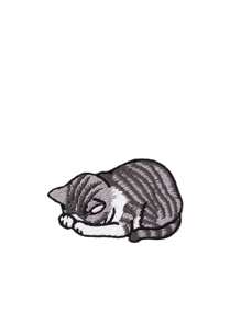 1 件可爱猫咪刺绣熨烫布贴 衣服补丁贴纸 小巧 DIY 修补破洞装饰 - as photo - 查看 6