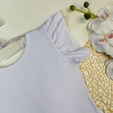 Young Girls Blouses - White - View 7