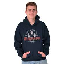Popeye Take A Trip To Mississippi Hoodie Sweatshirt Men - Navy - View 1