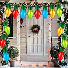 8pcs/20pcs Set Of Ins Christmas Light Bulbs, Balloons, Shopping Malls, Bar Windows, Birthday Party Decorations, Decorations, Photography Props