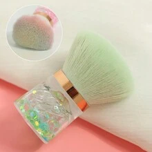1 cọ trang điểm móng chuyên nghiệp đầu nấm tròn/hình hoa, cọ làm sạch bột gel, cọ trang điểm đầu nấm hình hoa hồng để loại bỏ bột móng, dụng cụ làm sạch bột đánh bóng, phụ kiện làm móng nghệ thuật. - Nhiều màu - Xem 11