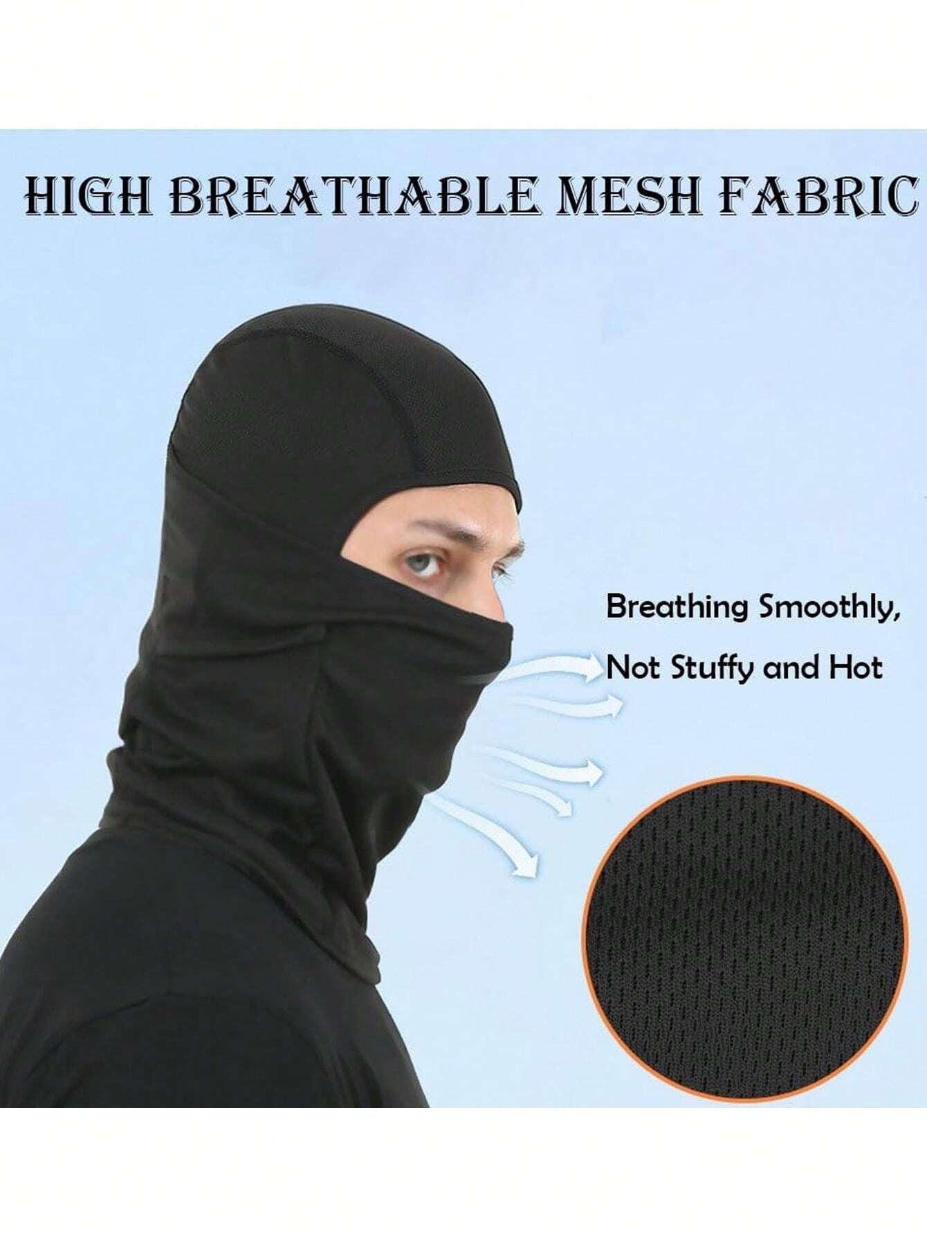 Ski Mask For Men Balaclava Face Mask Summer Mask Full Head Mask For