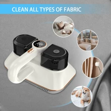 1pc Portable Handheld Dust Mite Remover, Home Dust Mite Vacuum Cleaner For Sofa, Bed, Small Household Appliance, Keyboard, Carpet Cleaning, 2000mAh*3/100W/70dB (Please Charge It Fully Before Use)