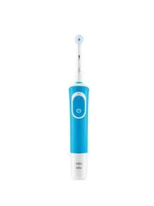 Oral-B Electric Toothbrush Adult D100 Single Brush Head - Blue - 2 Brush Heads - Blue - View 1