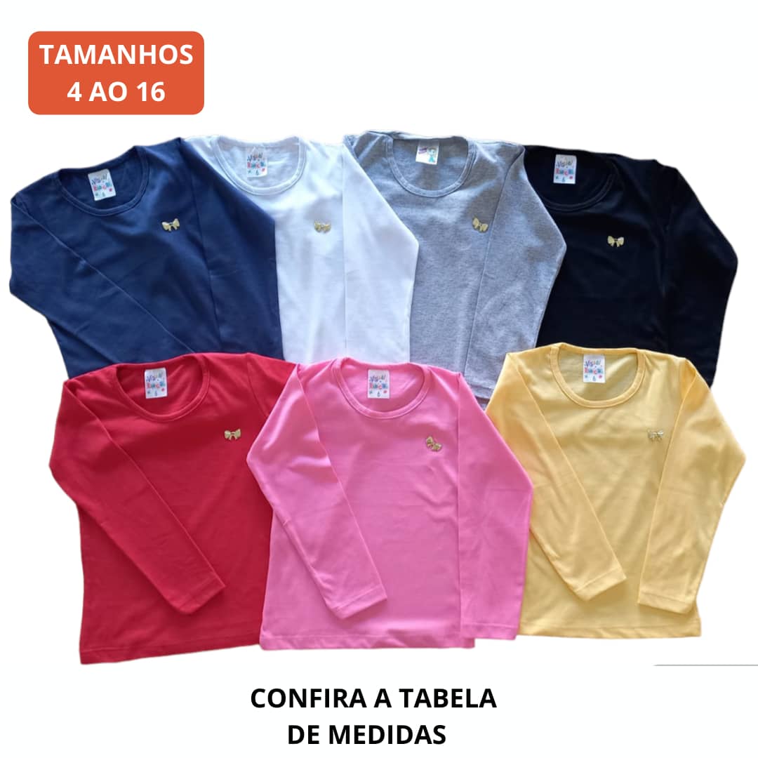 Long Sleeve T-Shirt For Children/Youth Girls - màu đen - Xem 1