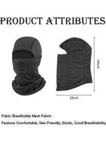 Ski Mask For Men Balaclava Face Mask Summer Mask Full Head Mask For Motorcycle Helmet Football Sun Protection Halloween