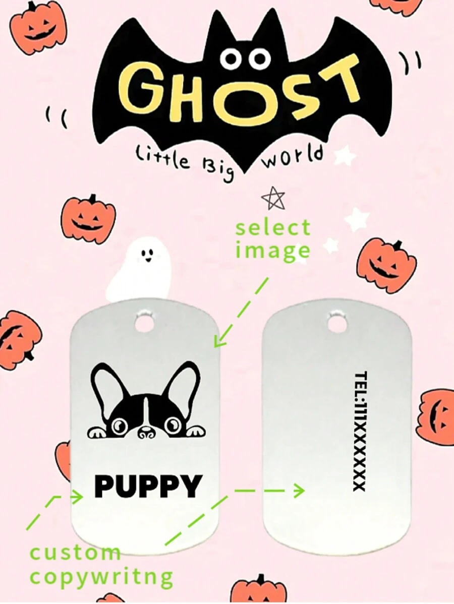 1 chiếc Vòng cổ tùy chỉnh cho thú cưng, Đồ trang sức cho thú cưng, Vòng cổ cho chó, Người yêu mèo, Quà tặng Ngày của Mẹ, Quà tặng tưởng niệm thú cưng theo chân dung tùy chỉnh của con gái gửi bà, Thẻ treo vòng cổ bằng thép không gỉ màu, Quà tặng trang sức cho thú cưng, Trang phục Halloween cho thú cưng, Quà tặng Giáng sinh cho thú cưng - nhiều màu - Xem 1