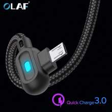 OLAF 90 度 Micro USB 数据线 快速充电 三星 Mi Android MicroUSB USB-C 充电器 - 彩色 - 查看 8