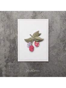 1 件刺绣植物花卉布贴，可熨烫贴片，时尚创意 DIY 装饰，夏季、学校 - as photo - 查看 8