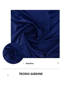 Women's Suedine Turtleneck Blouse Second Skin Long Sleeve Cacharrel Women's Fashion - Màu xanh hải quân - Xem 6