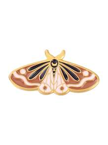 5 件，蝴蝶胸针昆虫华丽金属徽章围巾扣制服领针飞蛾原创奖章 - 彩色 - 查看 17