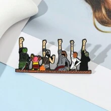 ONE PIECE 1 Pc Adventure Cartoon Character Brooch Handsome Enamel Pin Backpack Clothes Jewelry Metal Badge Accessories Gift For Friends Pin For Clothes Bag Charm School