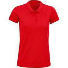 SOLS Womens/Ladies Planet Polo Shirt (Red) - Red - View 1