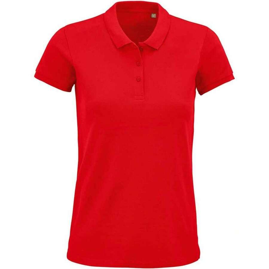 SOLS Womens/Ladies Planet Polo Shirt (Red) - Red - View 1