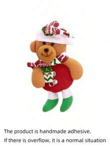 1/4pcs Christmas Fabric Hanging Ornament Mini Dolls Pendant Christmas Tree Decorations Party Holiday Decor Small Gift,Christmas