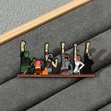 ONE PIECE 1 Pc Adventure Cartoon Character Brooch Handsome Enamel Pin Backpack Clothes Jewelry Metal Badge Accessories Gift For Friends Pin For Clothes Bag Charm School