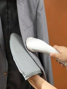 1pc Mini Ironing Board With Heat Resistant Glove, Portable Tabletop Design For Home Kitchen Bedroom Office School Dorm, Compact Pressing Station, Foldable Iron Pad, Essential Garment Care Tool, Professional Pressing Solution, Convenient Clothing Care, Lightweight Ironing Accessory, Perfect For Small Spaces, Everyday Household Necessity - Grey - View 6
