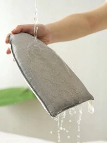 1pc Mini Ironing Board With Heat Resistant Glove, Portable Tabletop Design For Home Kitchen Bedroom Office School Dorm, Compact Pressing Station, Foldable Iron Pad, Essential Garment Care Tool, Professional Pressing Solution, Convenient Clothing Care, Lightweight Ironing Accessory, Perfect For Small Spaces, Everyday Household Necessity - Grey - View 4