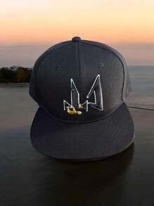1 gorra ct invertido bordado plana corridos tumbaddo nata - Negro - Ver 2