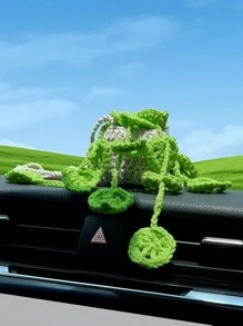 1 Miếng Móc thủ công Treo Cây trồng trong chậu Vật trang trí Đối với Ô tô/xe hơi , Creative Đồ treo xe hơi Kiếng chiếu hậu Vật rủ xuống - màu xanh lá - Xem 4