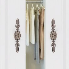 1 件复古欧式风格单孔橱柜/抽屉拉手带板 - 彩色 - 查看 9