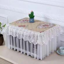 1 tấm phủ chống bụi cho lò vi sóng/máy in, vải bảo vệ ren chống dầu và bụi, đa năng, túi, hộp đựng, lưu trữ - Nhiều màu - Xem 12