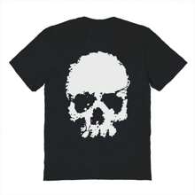 Haywood & Main Grunge Skulls Halloween Unisex Graphic Cotton Short-Sleeve T-Shirt - 黑色 - 查看 1