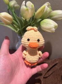 手工钩编的鸭形玩具，毛绒动物玩具，适合送给家人和朋友的节日礼物，手工玩具，龙虾玩具，钩针玩具毛绒 - 彩色 - 查看 3