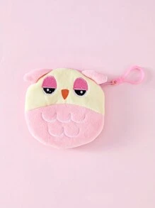 1pc Cute Cartoon Animal & Fruit Pattern Pet Waste Bag Dispenser, Portable Outdoor Pet Garbage Bag Holder, Cleaning Supplies, Pickup Bag Storage Pouch, Snack Bag