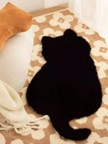 Cat Design Fluffy Rug ,Room Decor