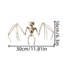 1 件树脂猫头骨形骷髅头个性化装饰最佳礼物生日家居装饰万圣节装饰秋季装饰房间装饰 - 白色 - 查看 6