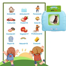 Toys Learning Cards Reading Spanish 224 Words - 粉色 - 查看 7