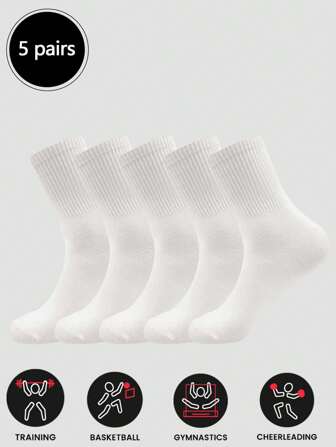 1/3/5 Paia di calze solide traspiranti da caviglia bassa unisex per sport e attività all'aperto, calzetteria casual per uomini e donne