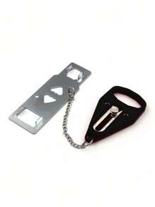 1个三色便携式旅行门锁，额外安全锁，旅行和酒店住宿可靠之选，为家庭、酒店和公寓提供额外隐私，防止未经授权的进入，保障居家旅行、住宅、卧室、酒店、公寓的安全。 - 彩色 - 查看 9