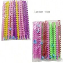 20pcs Random Color Curling Rods, Hairstyling Spiral Curler Barrels, Salon Tools, Hair Tools, Hair Products And Accessories For Barber Salon Beauty Travel Essentials, Back To School, Travel Holiday Essentials, Hair Accessories For Women, Slick Back Brush, Hair Dryer, Hair, Barber, Hair Tools, Hair Products, Edge Brush, Styling Brush, Travel, Hair Dryer, Hair Stuff, Hair Spray, Curly Hair Products, Hair Cutting Scissors, Christmas, Barbershop, Hairdressing, Hair Dryer, Curly Hair Brush, Hairdressing Equipment,Travel Essentials,Hairstyle,Hairdressing,Hair,Travel,Hair Products,Hair Tools,Hair Stuff,Barber,Barber Accessories,Barbershop,Hairdressing Equipment - Multicolor - View 9
