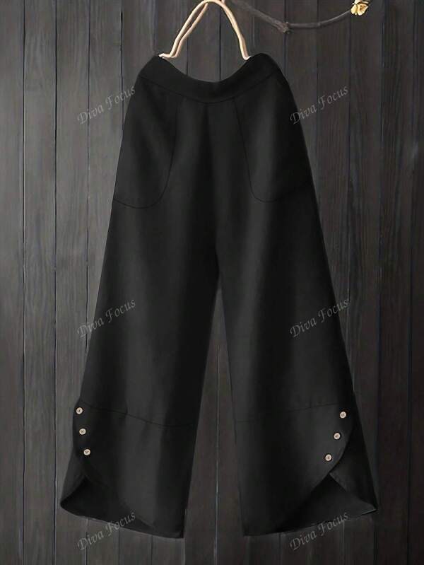 Women's Fashion Rivet Decorated Casual Long Pants For Fall/Winter